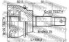 TOYOT 4346069185 Joint, drive shaft
